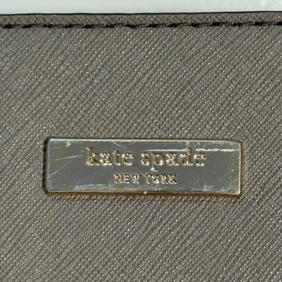 Kate Spade New York Newbury Lane Briar Saffiano Leather Tote in Warm Taupe - Picture 3 of 12